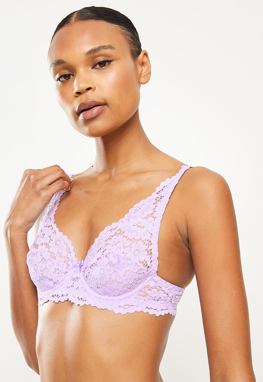 Trendyol - Lace bottom-top set - lilac