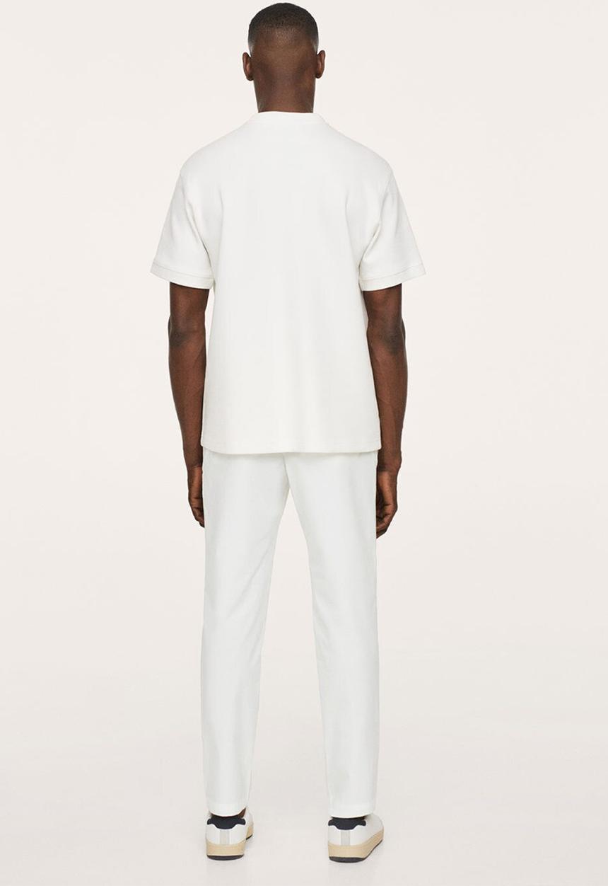 MANGO - Trousers damer - white
