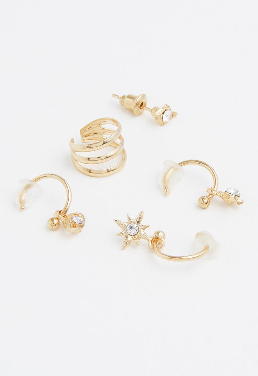 Superbalist - Mckenzie earring pack-gold