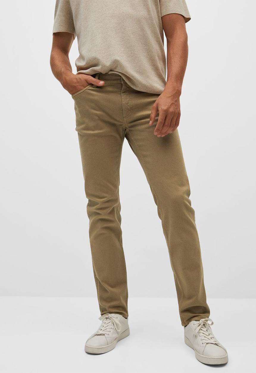 MANGO - Trousers ibiza - medium brown