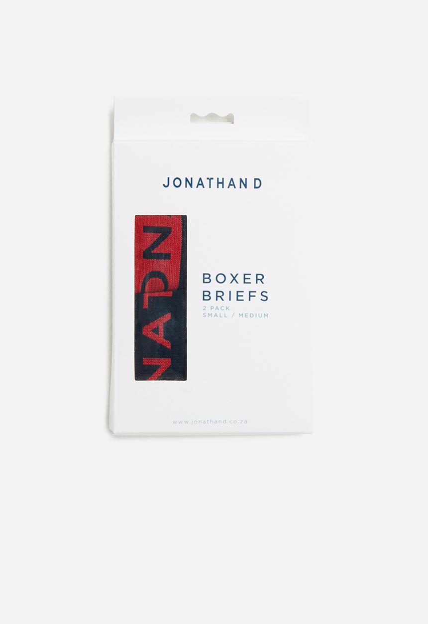 Jonathan D - Branded 2 pack seamless briefs - ink