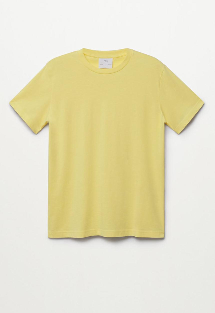 MANGO - T-shirt cherlo - light yellow