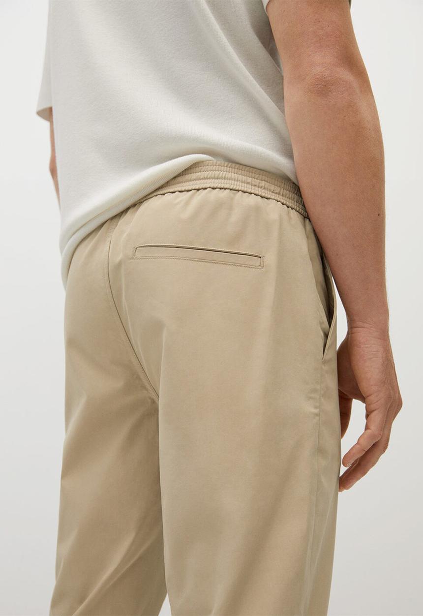 MANGO - Trousers roma - light beige