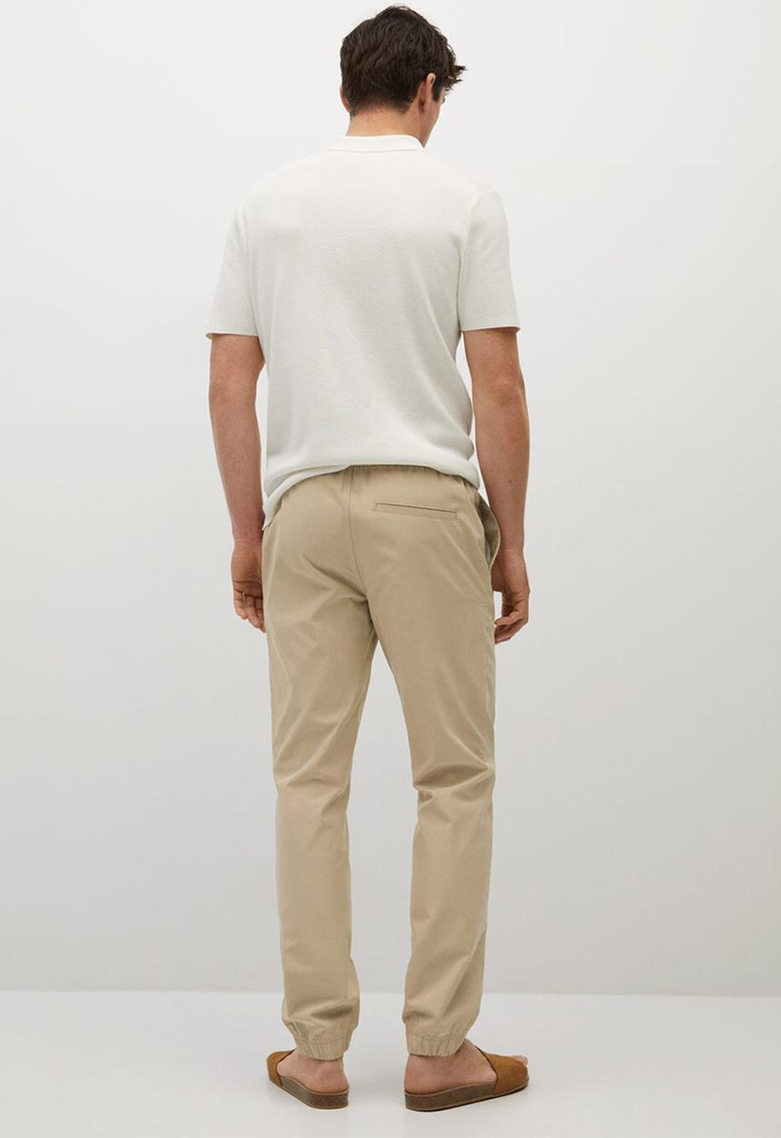 MANGO - Trousers roma - light beige