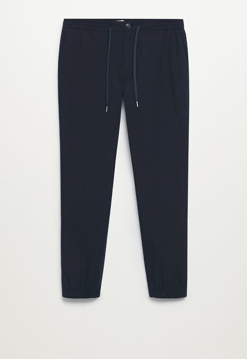 MANGO - Trousers roma - navy