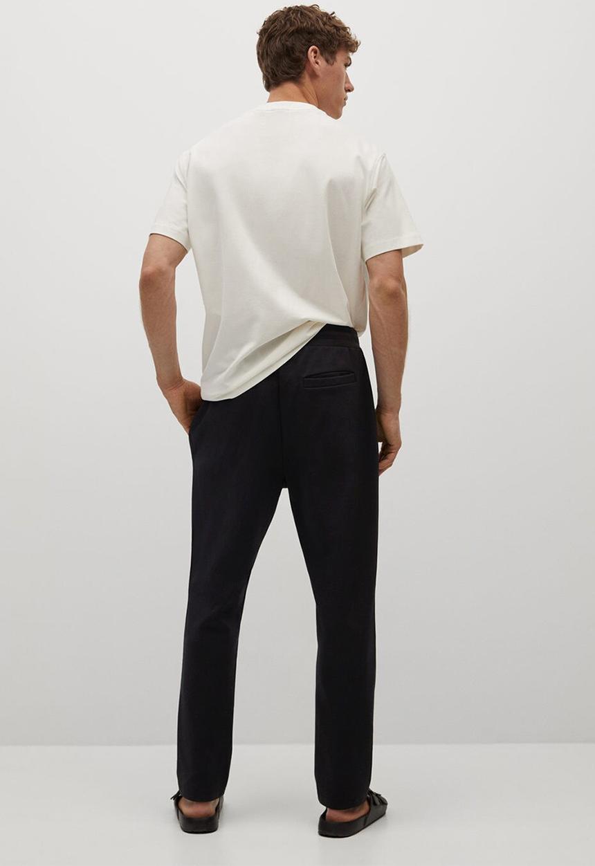 MANGO - Trousers juniusp - black