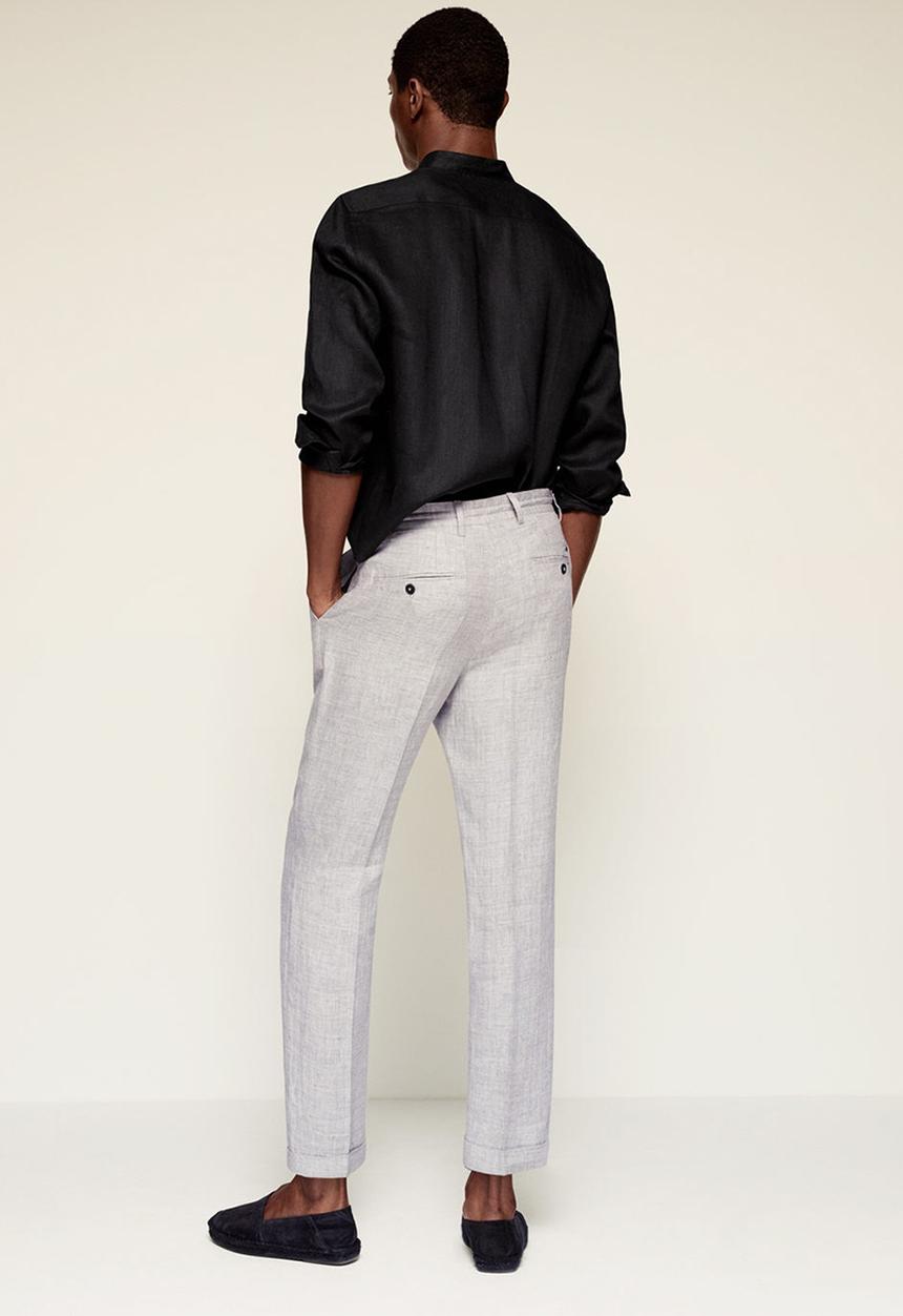 MANGO - Trousers octopus - grey