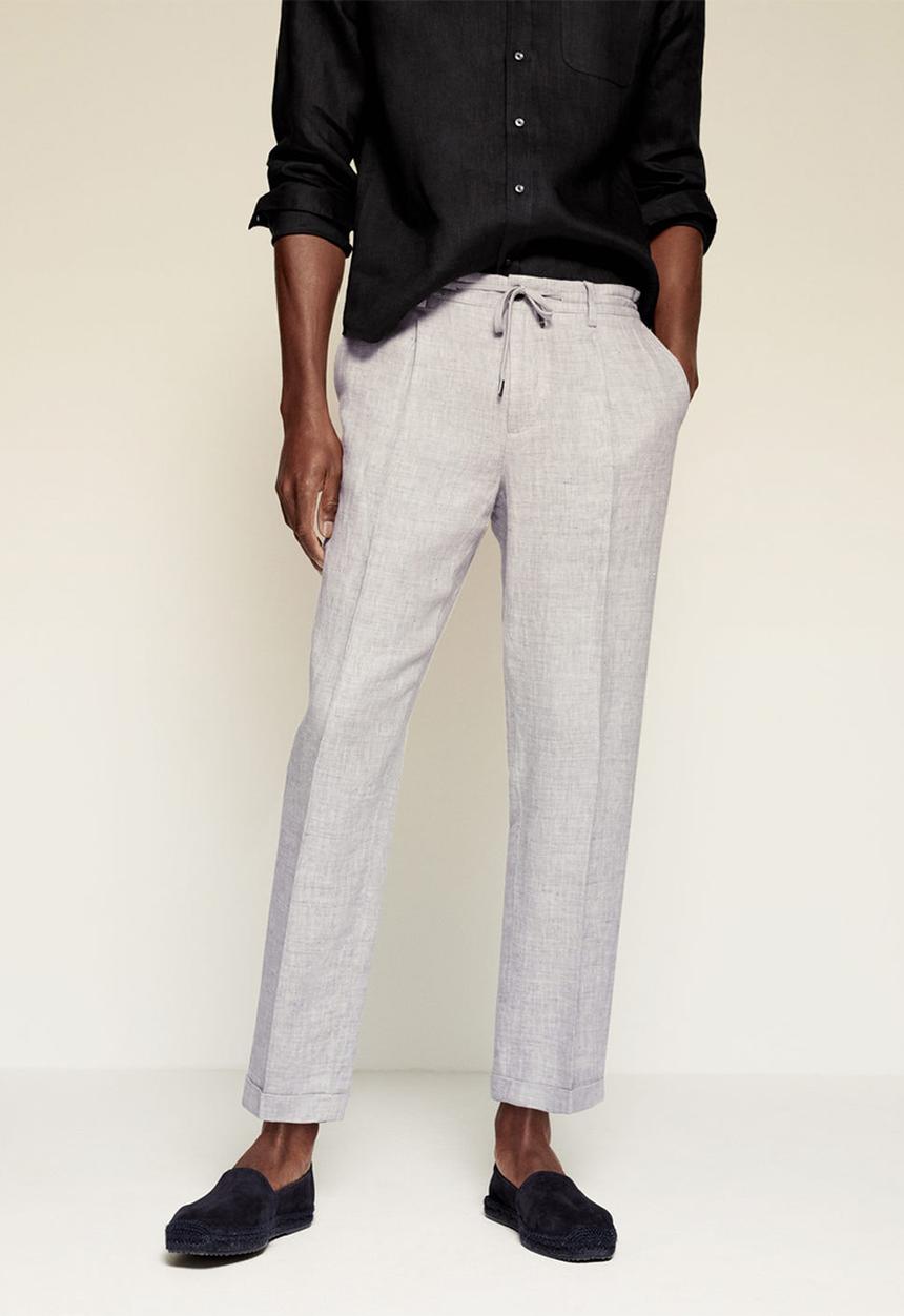 MANGO - Trousers octopus - grey