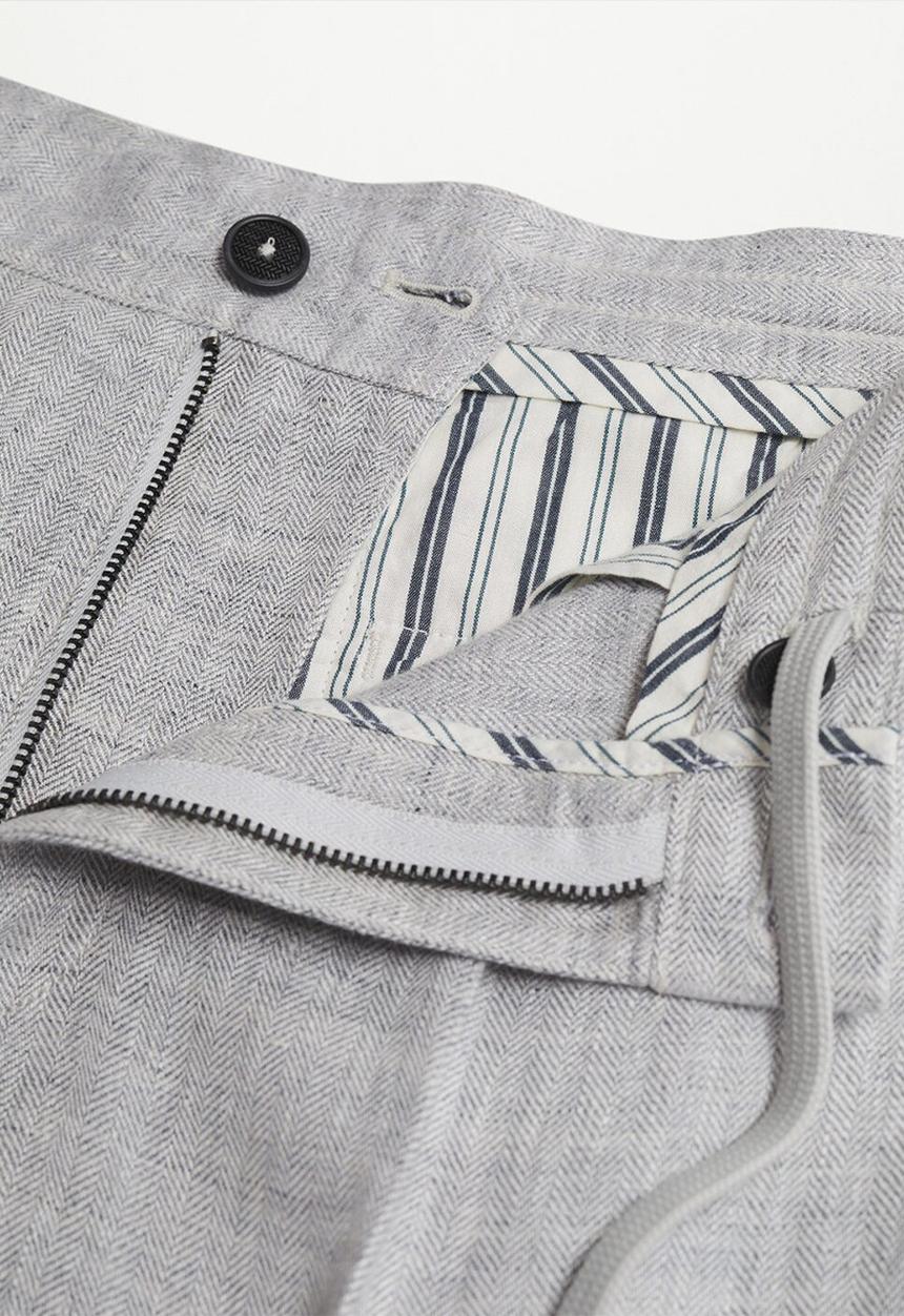MANGO - Trousers octopus - grey