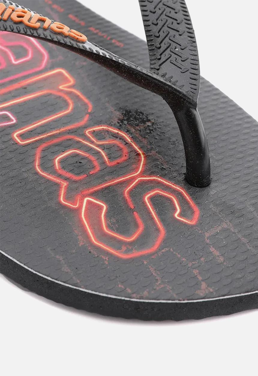 Havaianas - Top logo mania print - new graphite