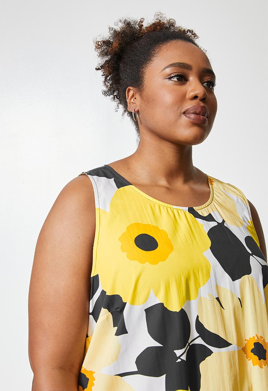 Superbalist - Sleeveless tiered dress - multi