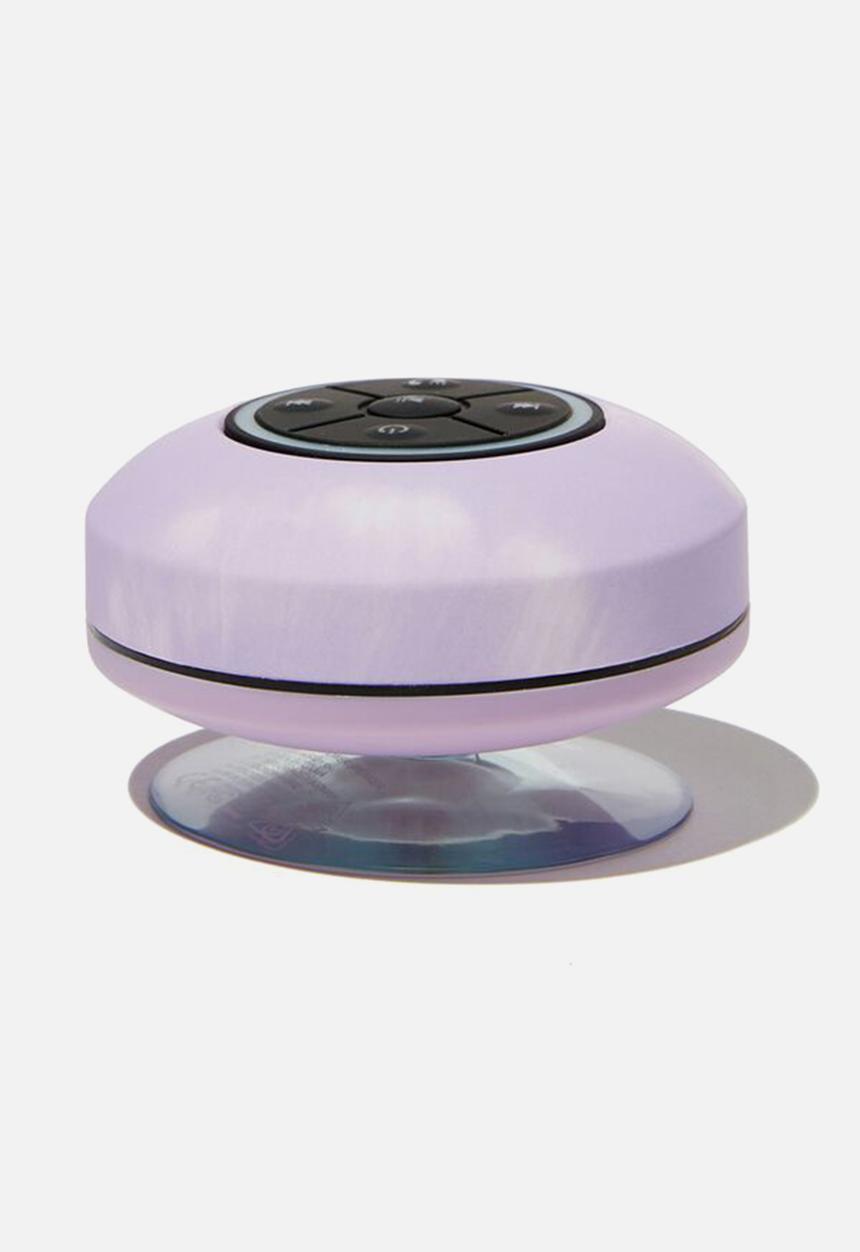 Typo - Led shower speaker-pale lilac tie dye 2.0