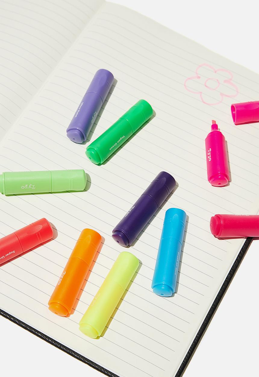 Typo - Mini highlighter 10pk - brights