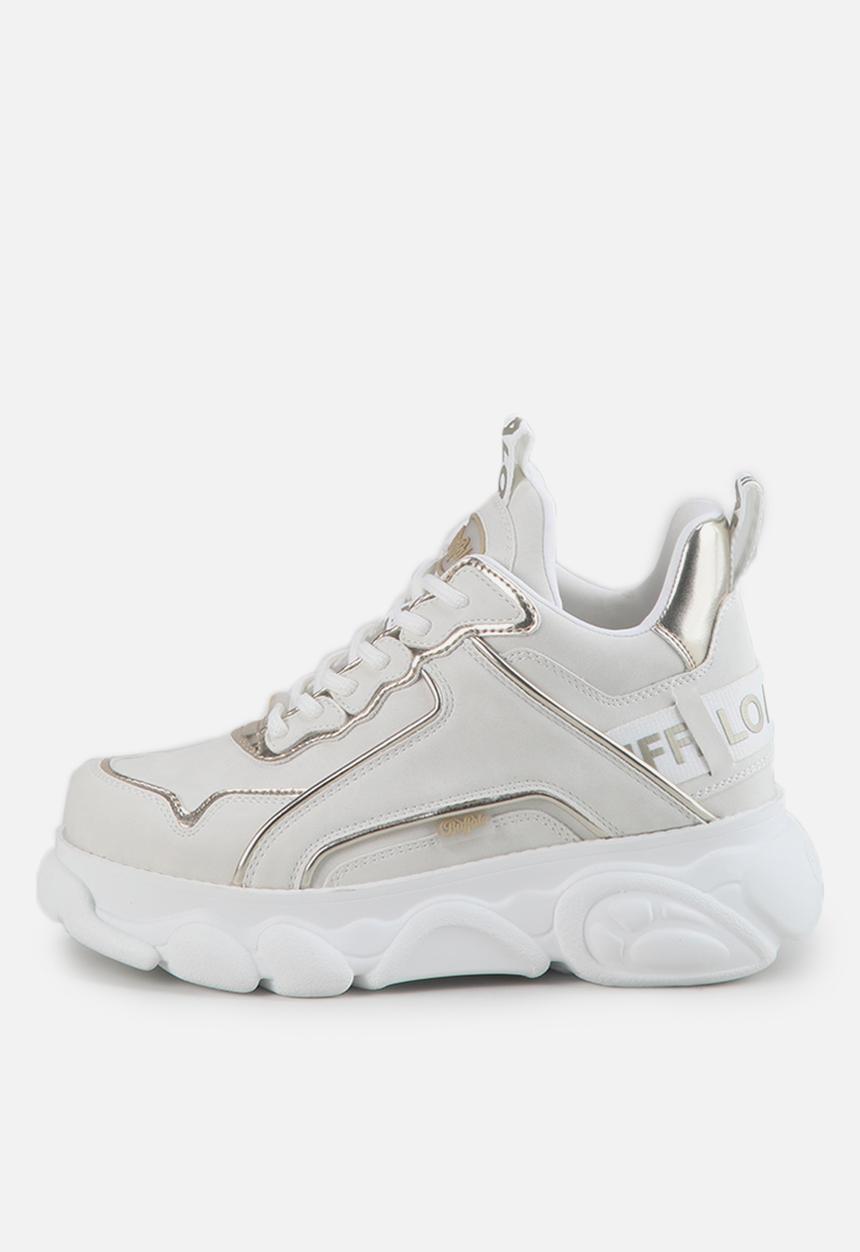 BUFFALO - Cld chai imi nubuck - offwhite / gold