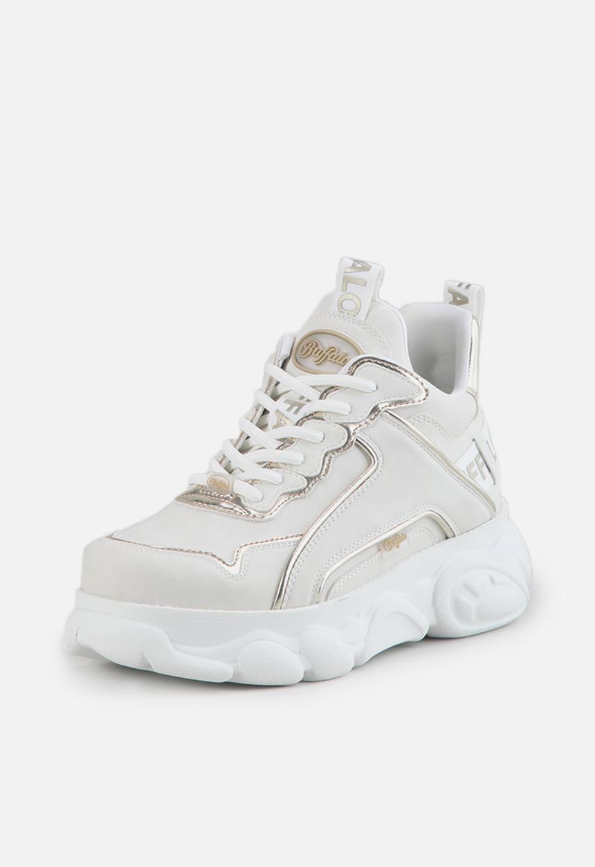 BUFFALO - Cld chai imi nubuck - offwhite / gold