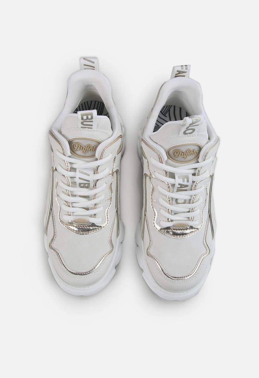 BUFFALO - Cld chai imi nubuck - offwhite / gold