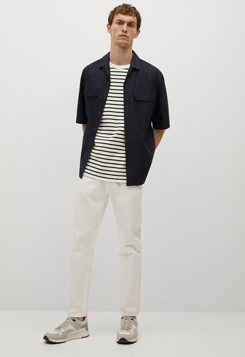 MANGO - T-shirt attis  - natural
