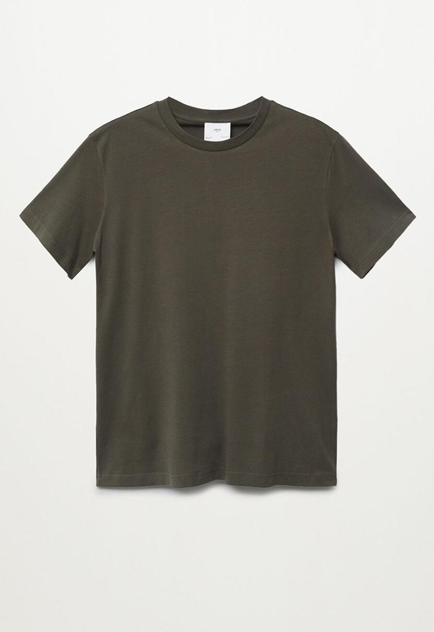 MANGO - T-shirt cherlop - beige