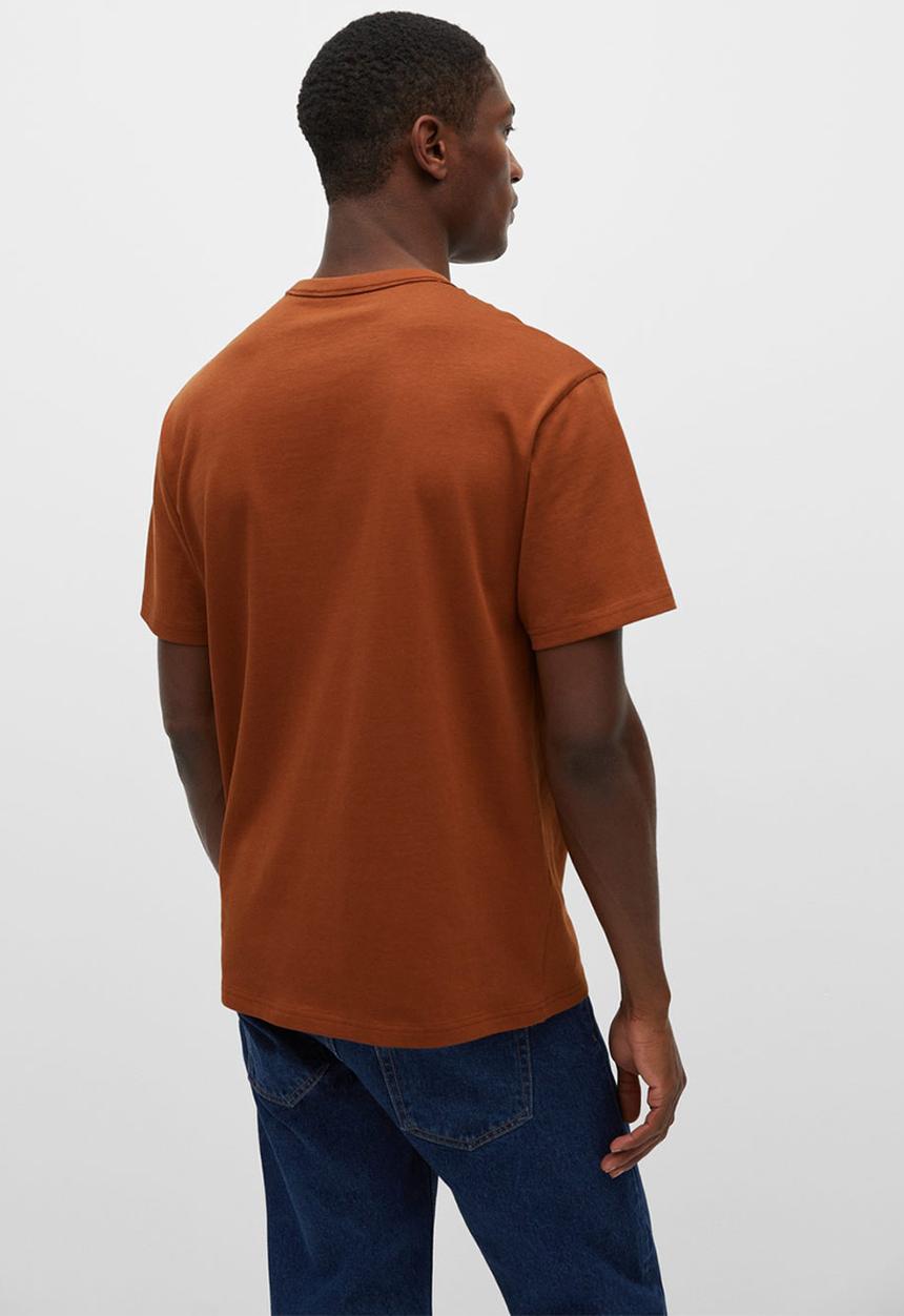 MANGO - T-shirt anouk - rust