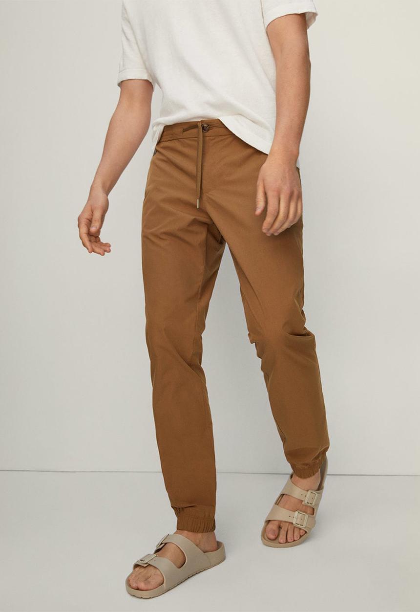 MANGO - Trousers roma - brown