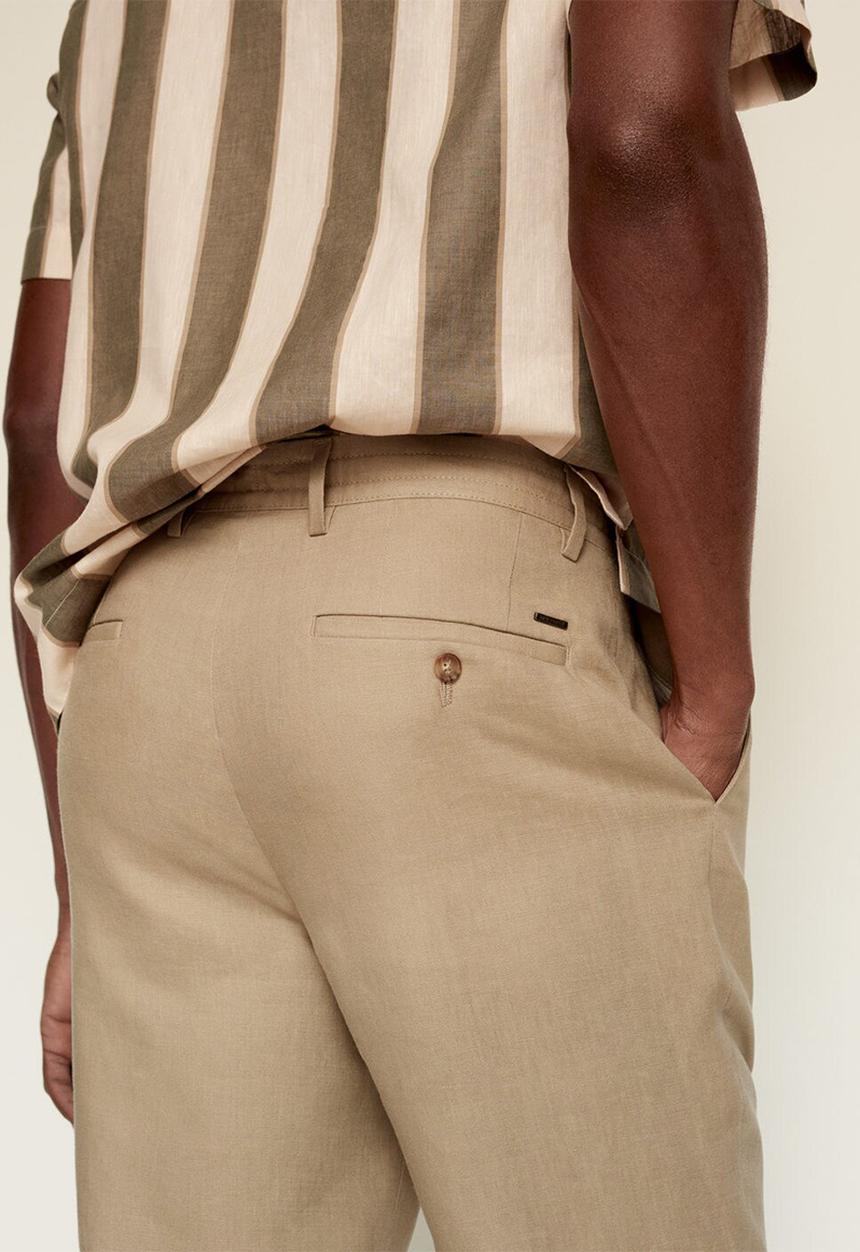 MANGO - Trousers flak - light beige