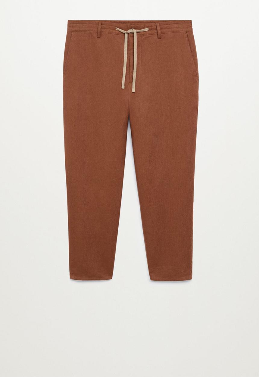 MANGO - Trousers flak - rust