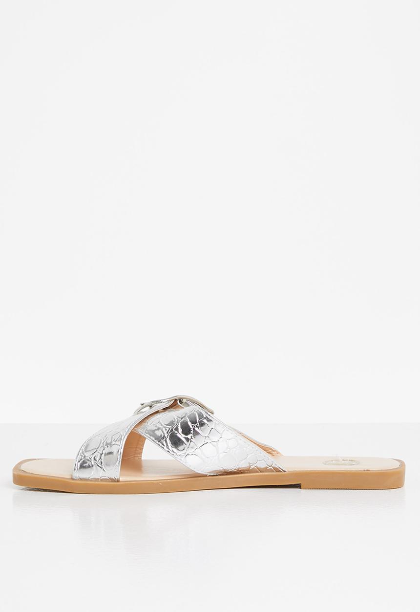 Footwork - Massi snake vamp toe slide - silver