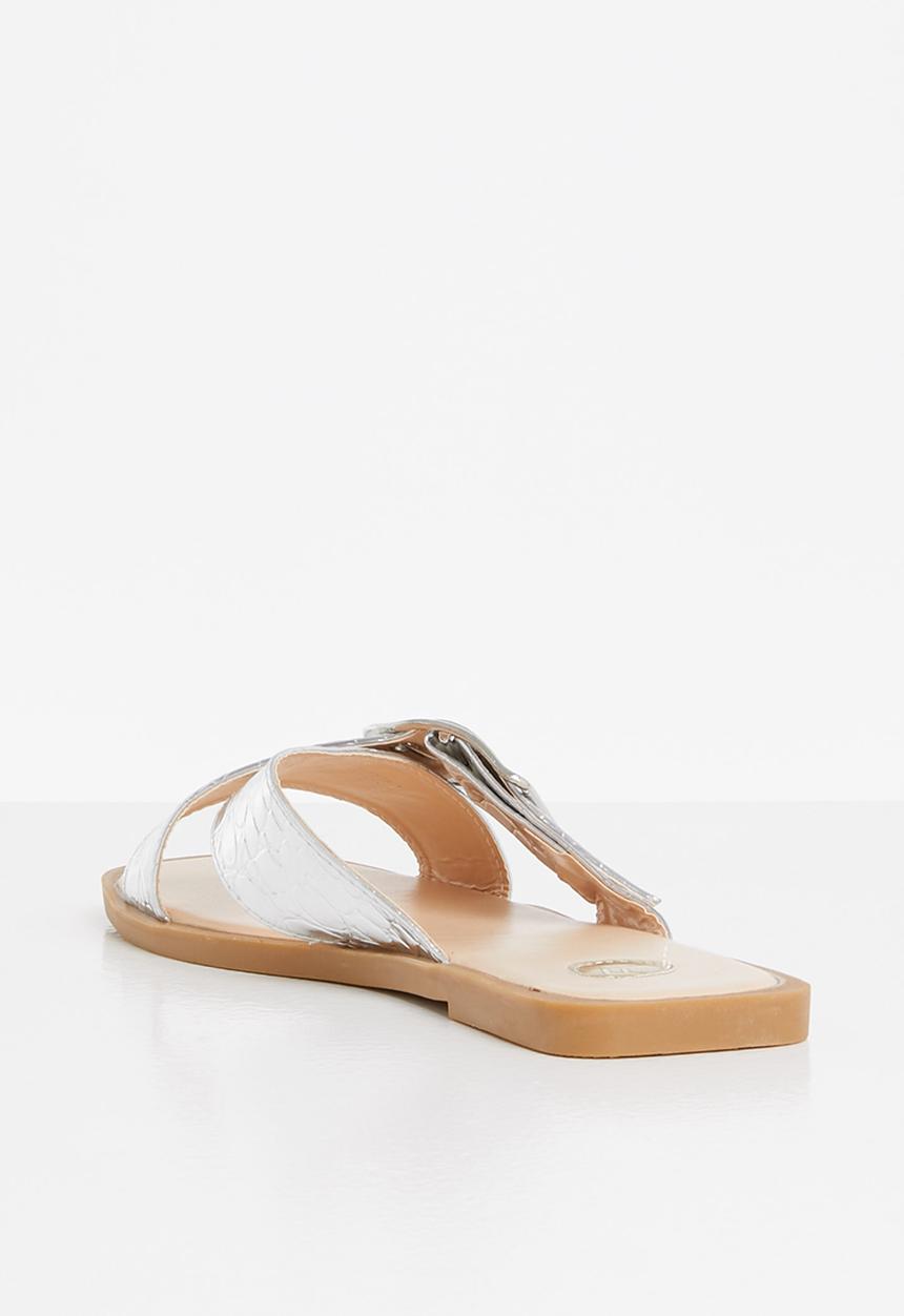 Footwork - Massi snake vamp toe slide - silver