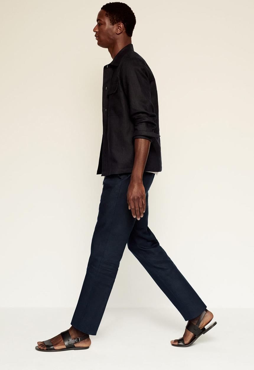 MANGO - Trousers flak - navy