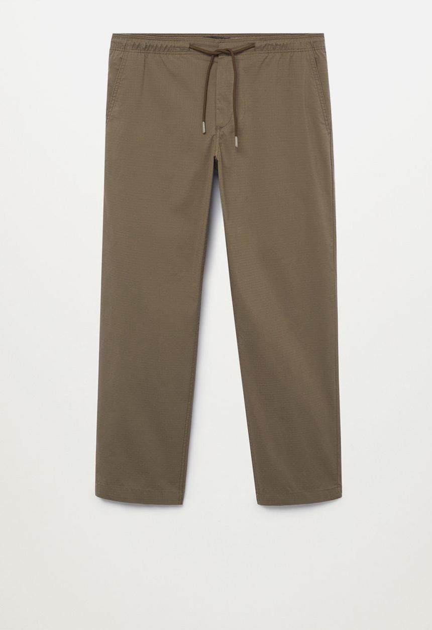 MANGO - Trousers leo - light beige