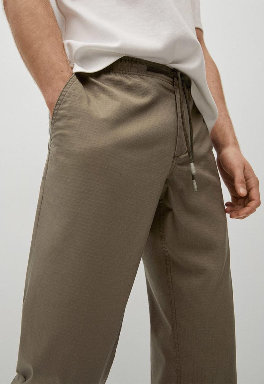 MANGO - Trousers leo - light beige