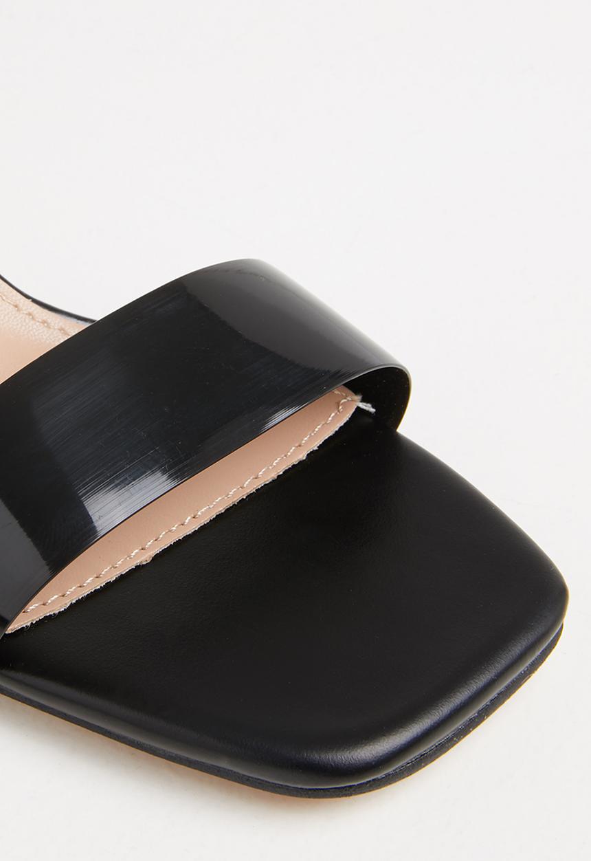 Footwork - Britley statement heel - black