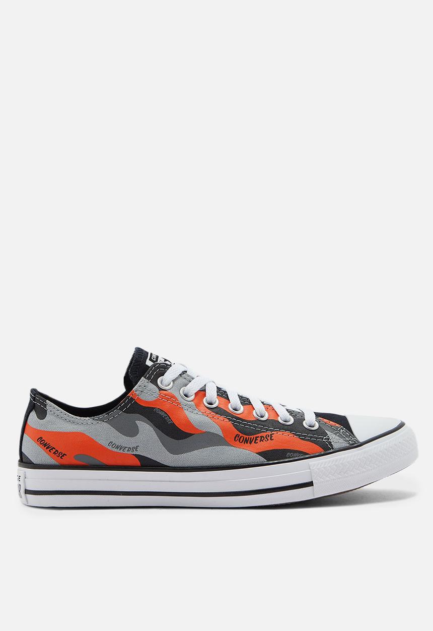 Converse - Chuck taylor all star ox - ash stone/bold mandarin/mason - hybrid camo
