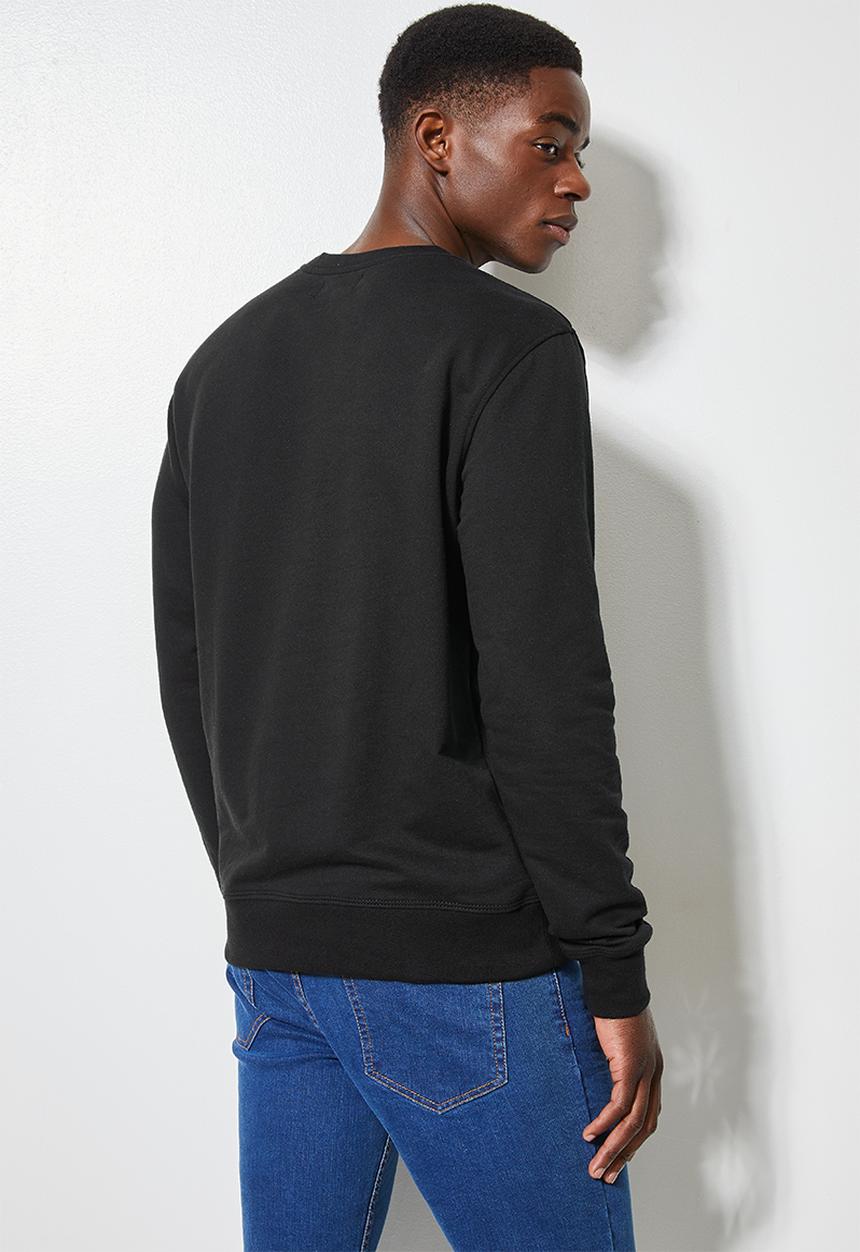 Superbalist - Nasa branded wc crew neck pullover sweat - black