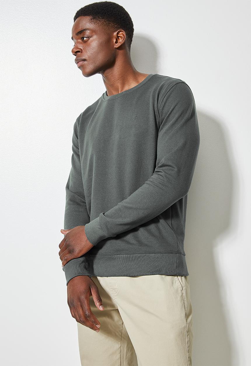 Superbalist - Brewer crew neck sweat - dark grey