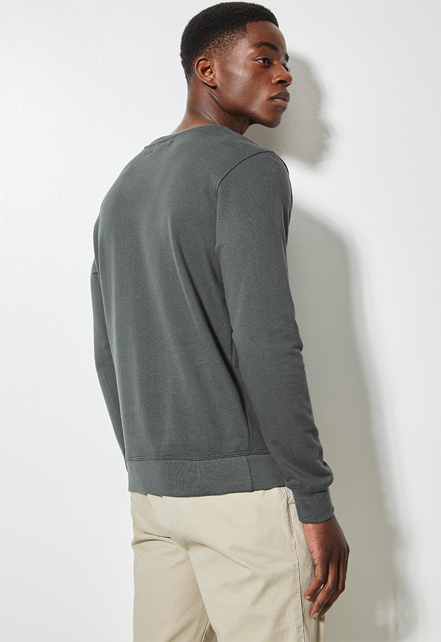 Superbalist - Brewer crew neck sweat - dark grey