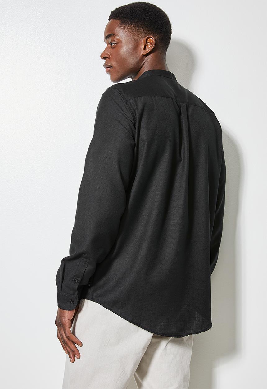 Superbalist - Lee regular fit long sleeve tunic - black