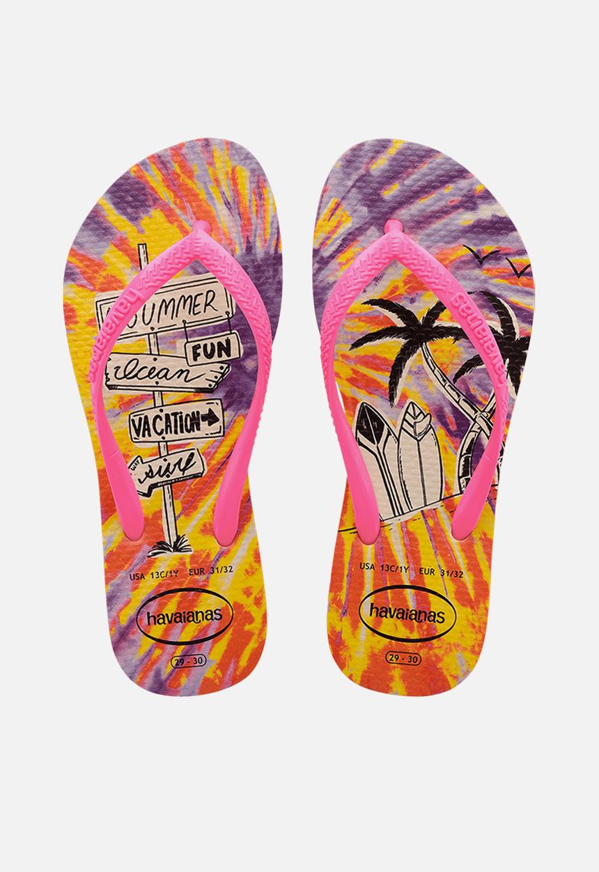 Havaianas - Kids slim fashion - lemon yellow