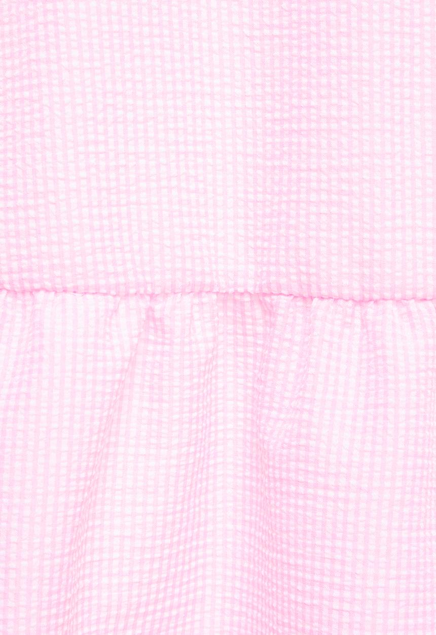 Blake - Babydoll mini dress - pink & white 