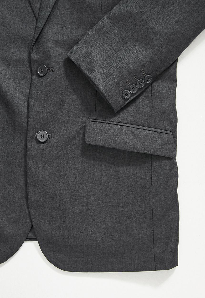 Superbalist - Soho slim fit 2-button single vent blazer - grey