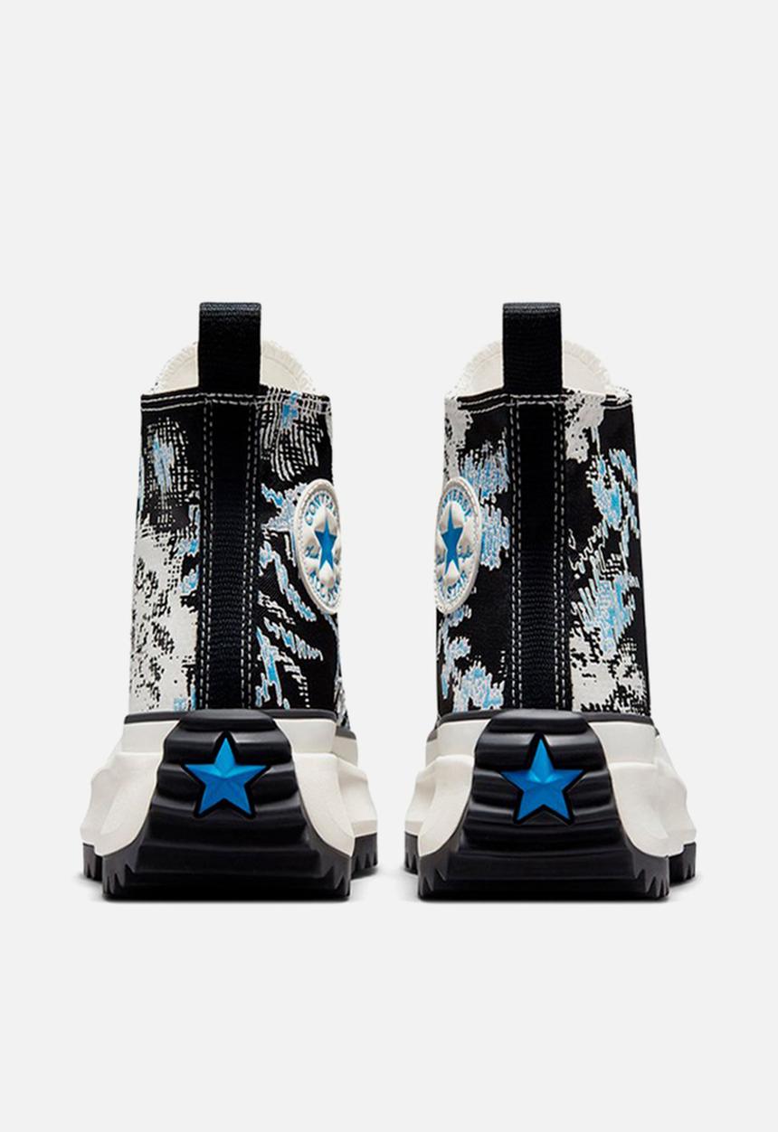 Converse - Run star hike - university blue/black/egret - hybrid floral