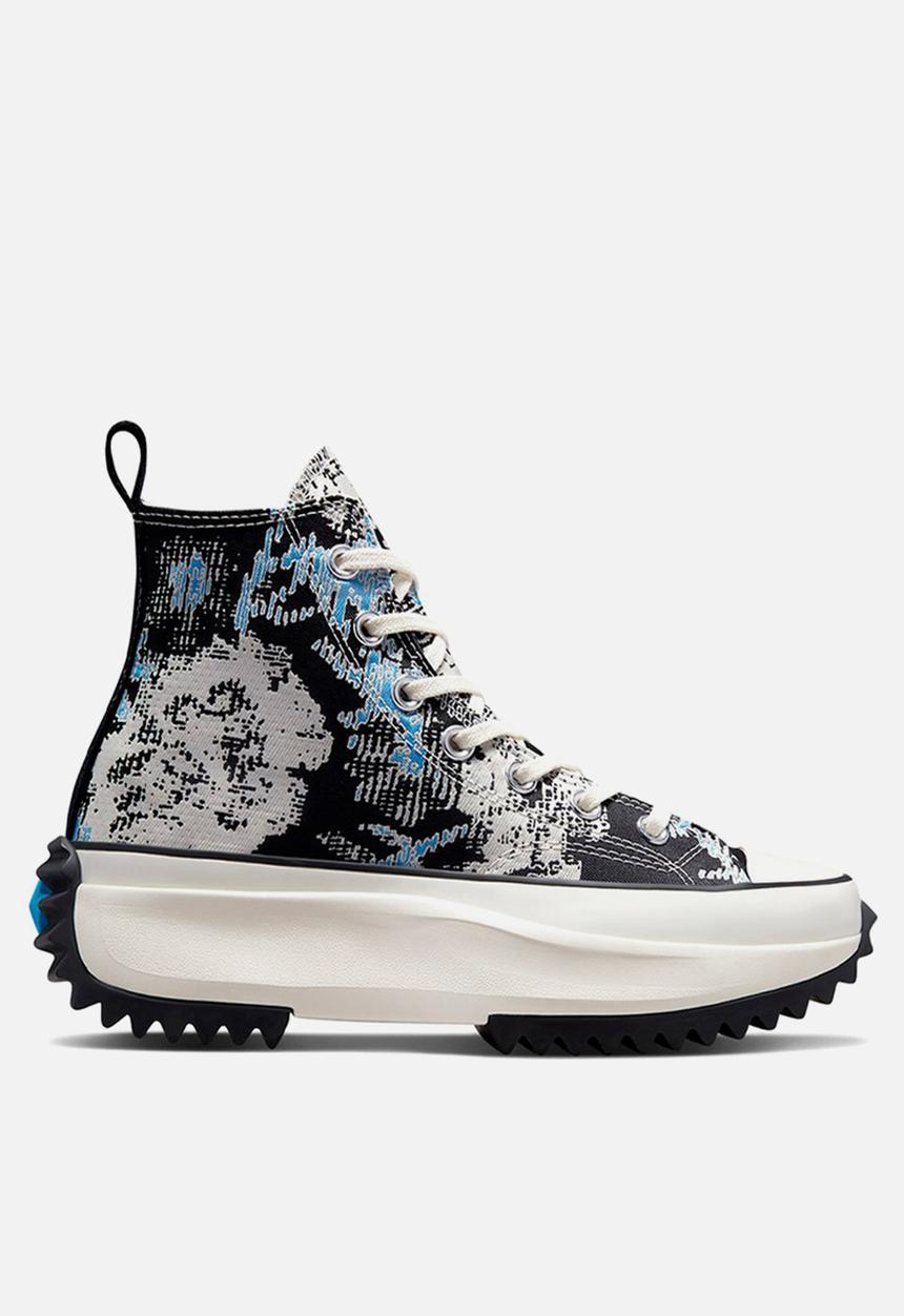 Converse - Run star hike - university blue/black/egret - hybrid floral