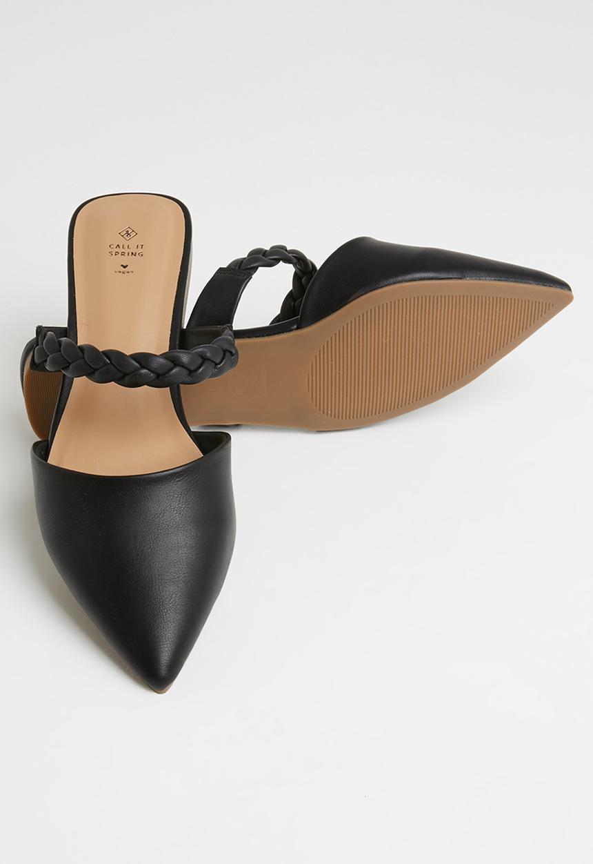Call It Spring - Haileyy mule - black