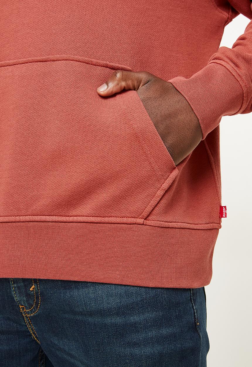 Levi’s® - T3 relaxd graphic hoodie mv ssnl core ho - rust 