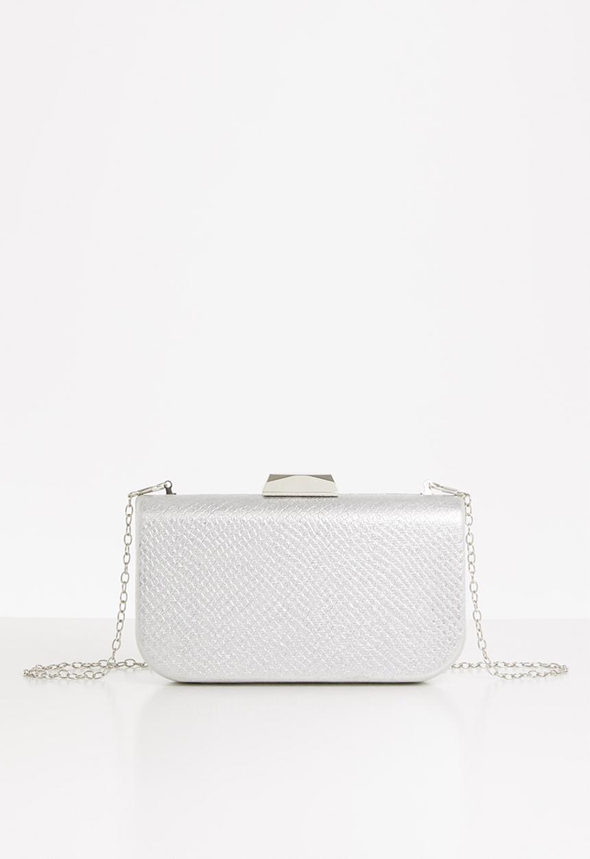 Superbalist - Grace clutch bag - silver