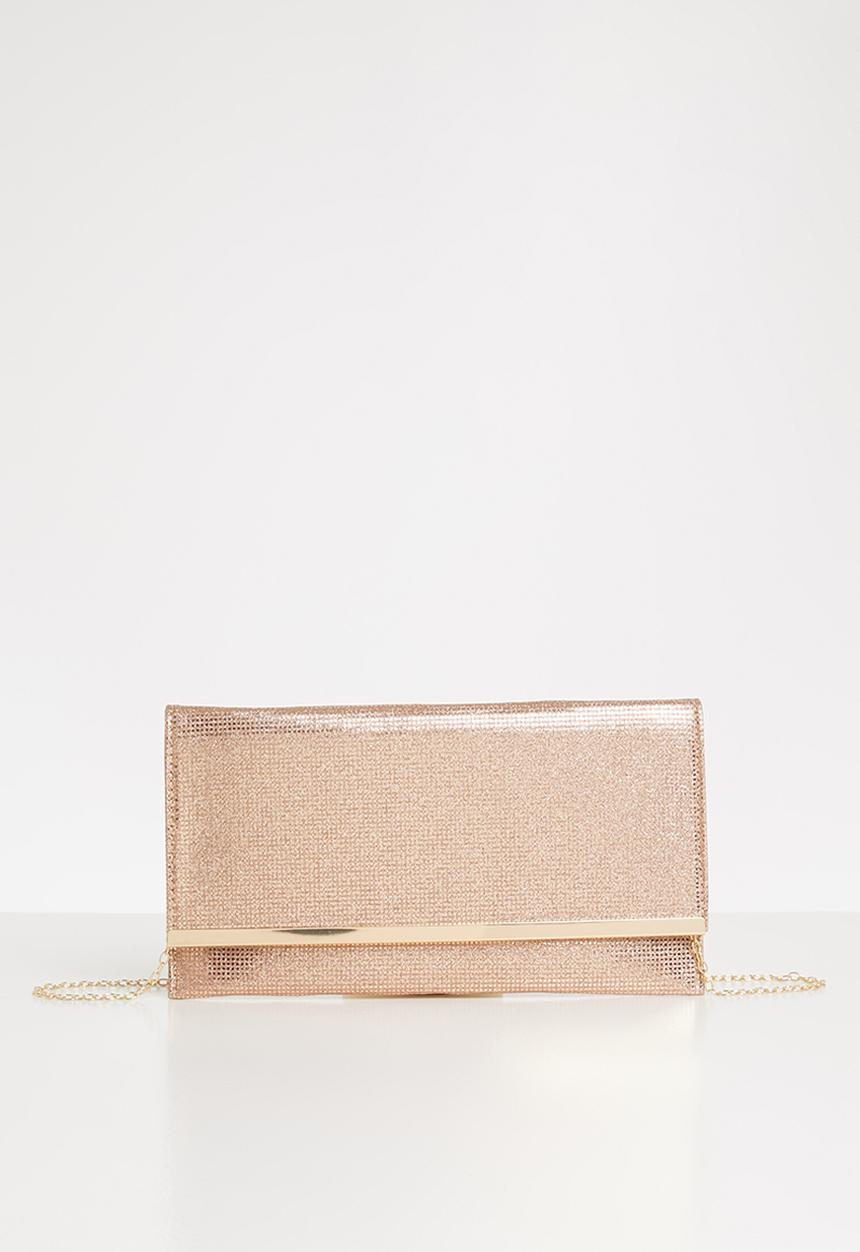 dailyfriday - Kiera clutch bag - rose gold