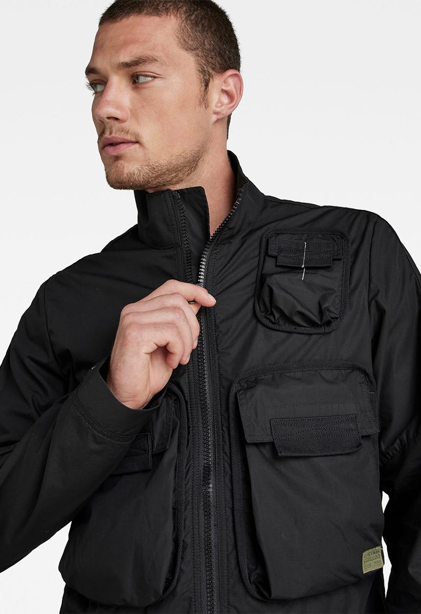 G-STAR - Bound pocket track bomber - dk black