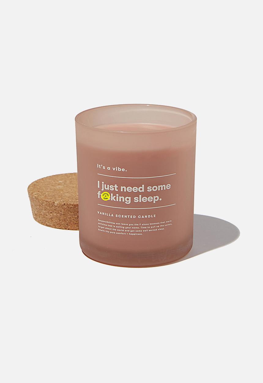 Typo - It s a vibe candle-nudie need sleep!!