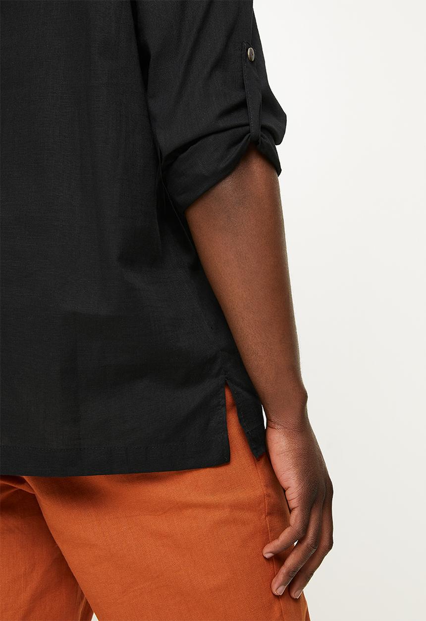 STYLE REPUBLIC - Vee neck tunic - black 