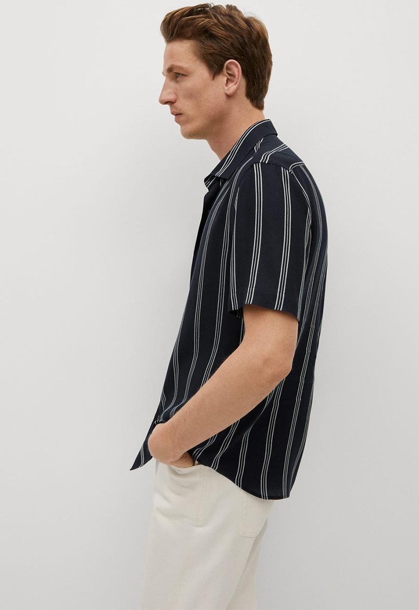 MANGO - Shirt ferro - black